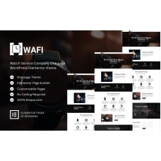 Wafi - A Minimal & Clean Watch Service Company Wordpress Theme