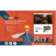 Woodko - Carpenter and Craftsman WordPress theme