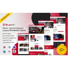Redmet - Metal and Steelworks Company WordPress Theme