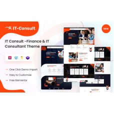 IT-Consult - Finance & IT Consultant WordPress Theme