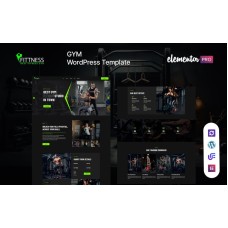Fittness - Gym And Fitness WordPress Elementor Theme