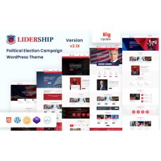 Lidership - Political,  Election Campaign and Party Candidate WordPress Theme