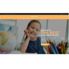 Leonardo Art School for Children WordPress Theme