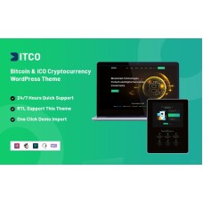 Bitco - Bitcoin And ICO Cryptocurrency Responsive WordPress Theme