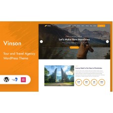 Vinson - Tour and Travel Landing Page WordPress Theme
