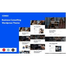 Conso - Business Consulting Wordpress Theme