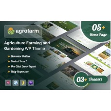 Agrofarm - Farming Agricultur, Gardening & Organic Store WordPress Theme