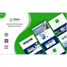 Stures - Solar and Wind Energy Responsive WordPress Theme