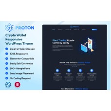 Crypto Wallet Responsive WordPress Theme