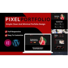 Pixelportfolio - Unique and minimalist wordpress Portfolio Theme