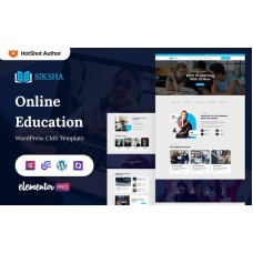 Siksha - Online Education & Courses WordPress Elementor Theme