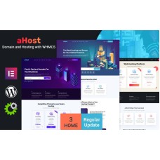 aHost - Domain and Hosting theme with WHMCS Support WordPress Theme
