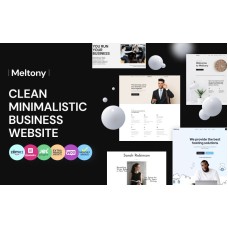 Meltony - Minimalist for Any Businesses WordPress Theme
