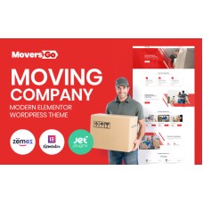 MoversGo - Moving Company Modern WordPress Elementor Theme