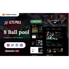 Lets Puls - Billiard Club WordPress Elementor Theme