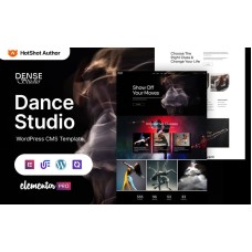 Dense Studio - Dance Studio And Academy WordPress Elementor Theme