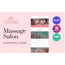 Espero - Massage Salon Responsive WordPress Theme