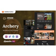 Aroow Crafter - Archery WordPress Elementor Theme