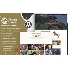 Horses Care - Horse Club and Stables WordPress theme