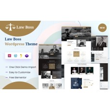 Lawboss - Law, Lawyer & Attorney WordPress Theme