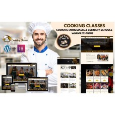Cooking Classes - Cooking School, Cooking Enthusiasts & culinary Classes WordPress Theme