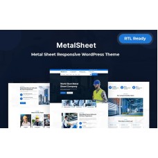 Metalsheet - Metal Sheet Responsive WordPress Theme