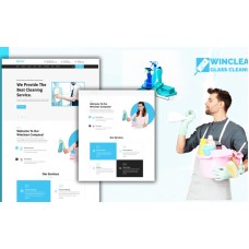 Tomaar-Winclean Cleaning Services Landing Page WordPress Theme
