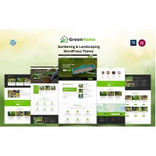 GreenHome - Gardening and Landscaping WordPress Theme