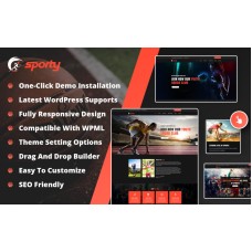 SPORTY - Sport Club WordPress Theme With AI Content Generator