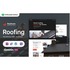Roafcare - Roofing Company Responsive WordPress Elementor Theme