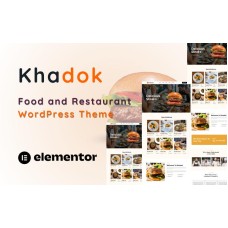 Khadok - Food and Restaurant One Page WordPress Theme