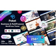 Poket -  Business And Multipurpose  Responsive WordPress Theme