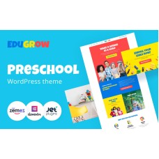 Edugrow - Preschool WordPress Theme with a Vivid Design WordPress Theme