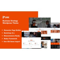 Pure - Business Strategy Wordpress Theme