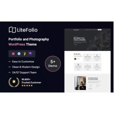 Litefolio - Portfolio  and Photography  WordPress Theme
