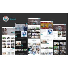 Hizmet - Service Provider Company for Home, Office, and Personal Work Elementor WordPress Theme