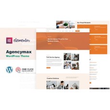 Agencymax Creative Agency IT Elementor WordPress Theme