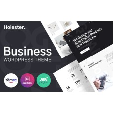 Holester - Business Services Website Template WordPress Theme