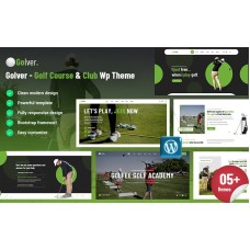 Golver - Golf Course & Club Elementor WordPress Theme