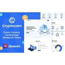 CryptoCam - Crypto Currency and Finance WordPress Theme