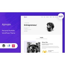 Ajmain – Portfolio Landing Page WordPress Theme