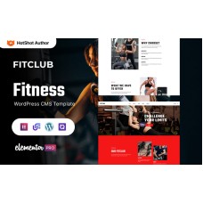 Fitclub - Gym Fitness And Bodybuilding WordPress Theme