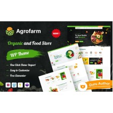 Agrofarm - Organic Food & Organic Store WordPress Theme.
