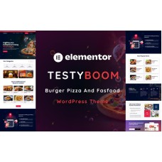 Testyboom - BBQ & Fast food Restaurant WordPress Theme