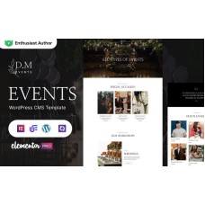 D.M Events - Events Planner And Wedding Planner WordPress Theme