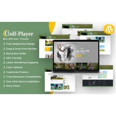Golf player - Golf and Sport WordPress Theme