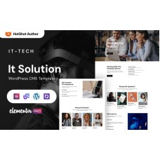 IT-Tech - IT Solutions And Multipurpose WordPress Elementor Theme