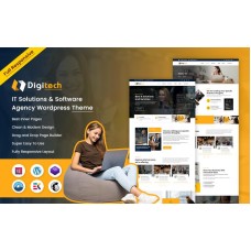 DigiTech - IT Solutions & Software Agency WordPress Theme