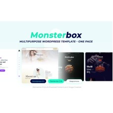Monsterbox - Multipurpose WordPress Template One page