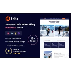 Skita – Snowboard Ski & Winter Skiing WordPress Theme